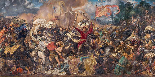 La bataille de Grunwald par Jan Matejko (1875-1878)